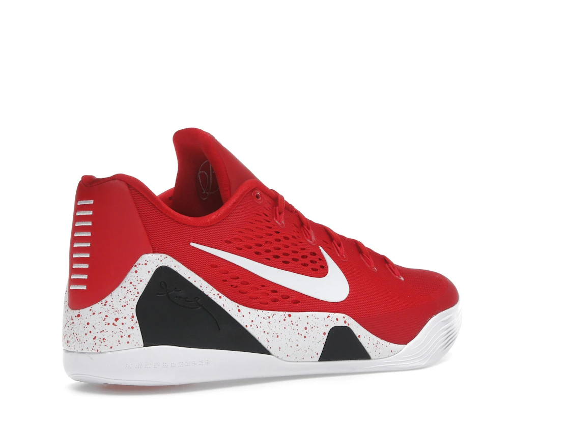 Vue 33 de Nike Kobe 9 EM Low Protro TB University Red