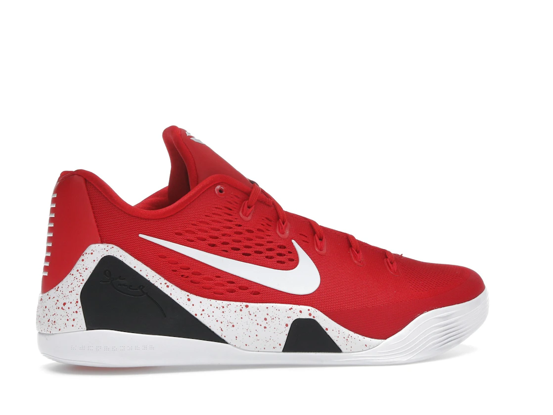 Vue 35 de Nike Kobe 9 EM Low Protro TB University Red