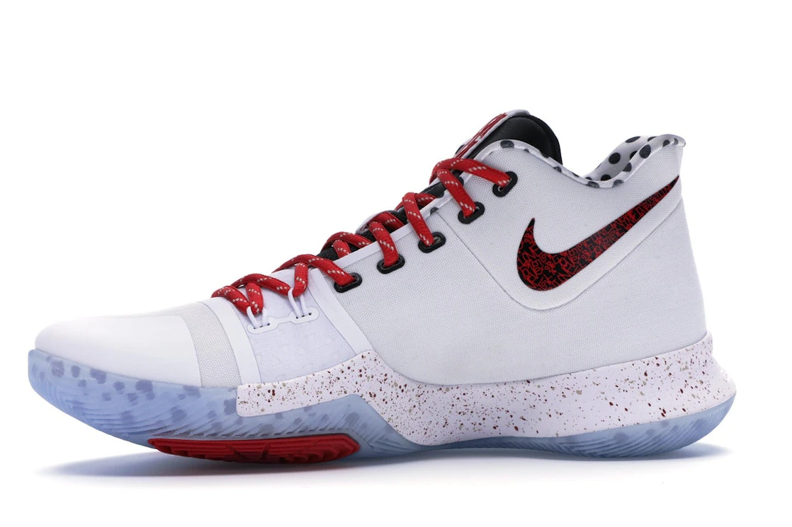 Vue 18 de Nike Kyrie 3 Sneaker Room Mom (Red)