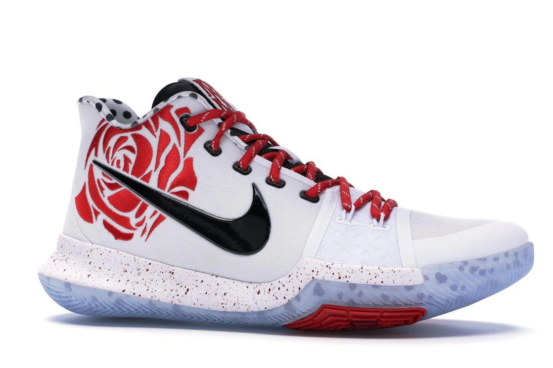 Vue 3 de Nike Kyrie 3 Sneaker Room Mom (Red)