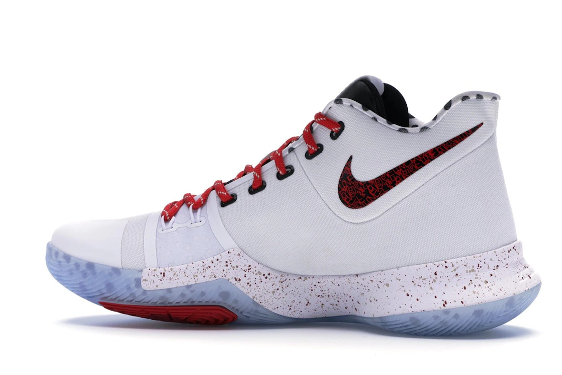 Vue 21 de Nike Kyrie 3 Sneaker Room Mom (Red)