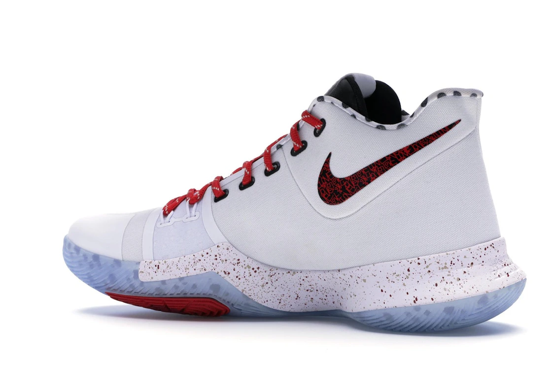 Vue 22 de Nike Kyrie 3 Sneaker Room Mom (Red)