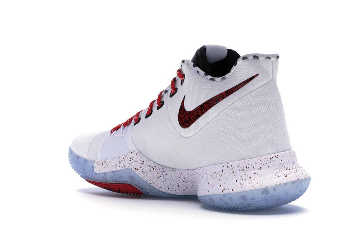 Vue 24 de Nike Kyrie 3 Sneaker Room Mom (Red)