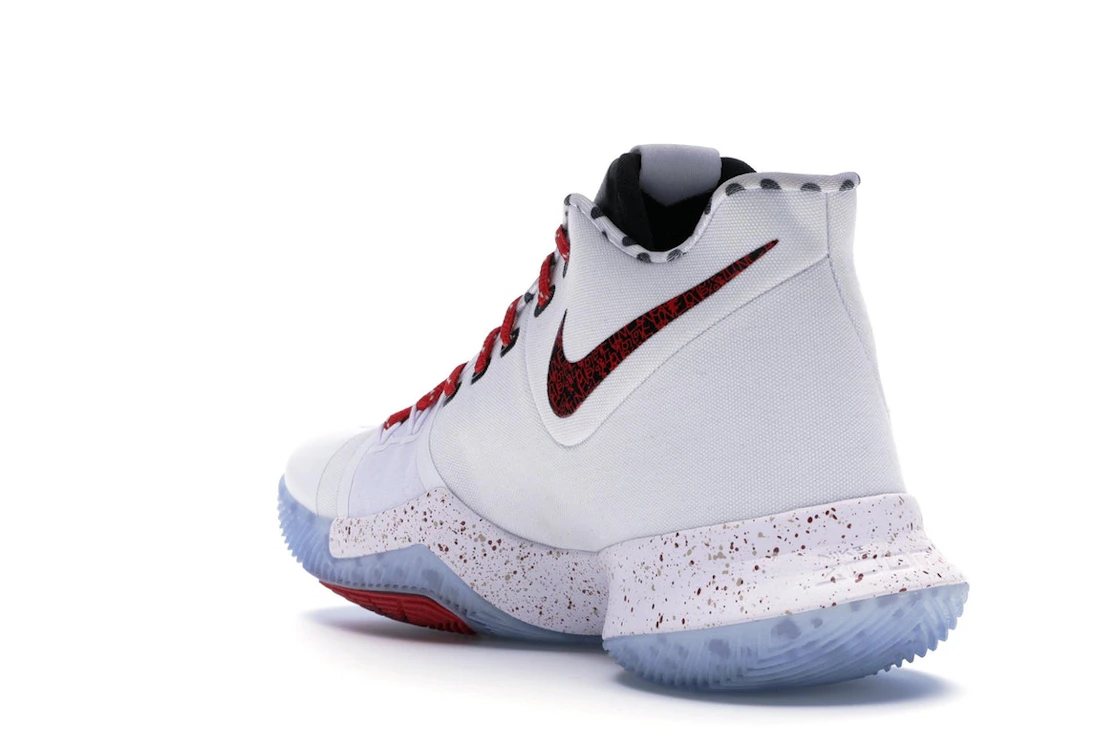 Vue 25 de Nike Kyrie 3 Sneaker Room Mom (Red)