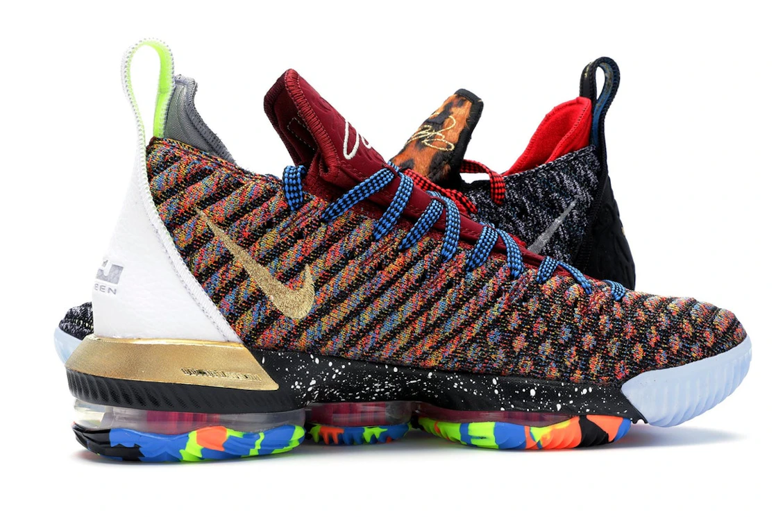 Vue 18 de Nike LeBron 16 What The 1 Thru 5
