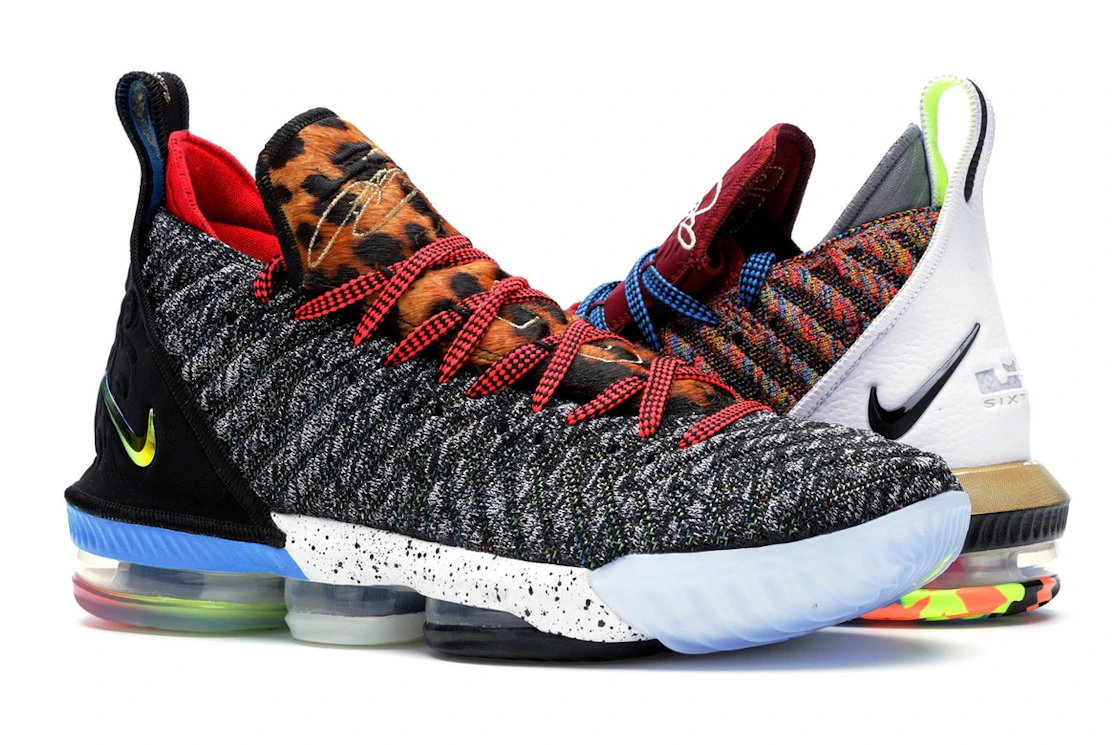 Vue 4 de Nike LeBron 16 What The 1 Thru 5