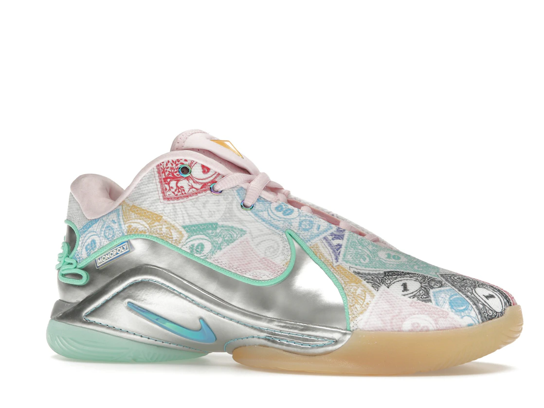 Vue 3 de Nike LeBron 22 Monopoly (Translucent Outsole)