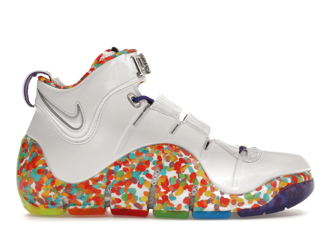 Vue 1 de Nike LeBron 4 Fruity Pebbles (2024)