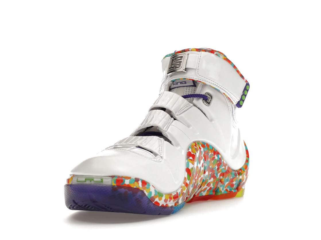 Vue 13 de Nike LeBron 4 Fruity Pebbles (2024)