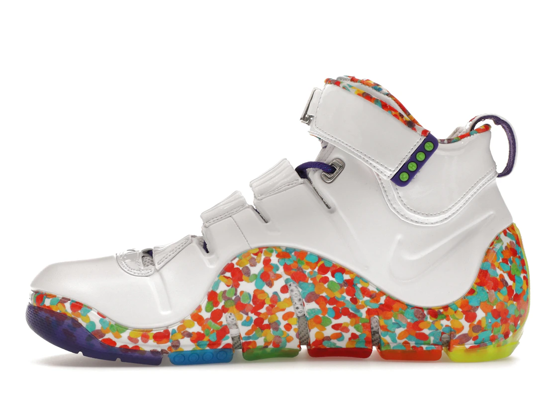 Vue 19 de Nike LeBron 4 Fruity Pebbles (2024)
