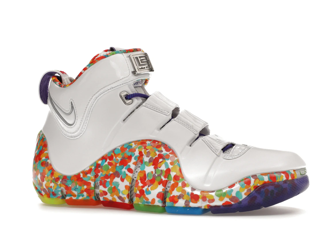 Vue 3 de Nike LeBron 4 Fruity Pebbles (2024)