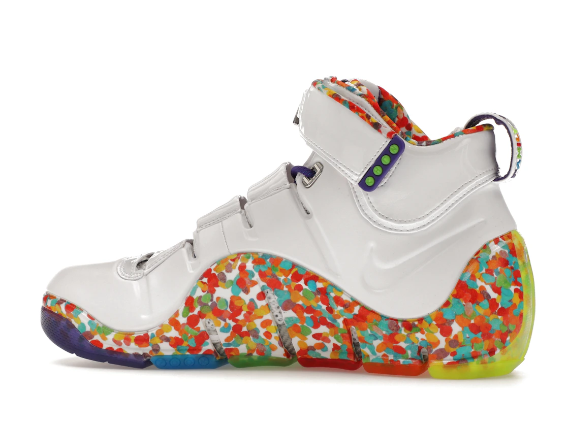 Vue 21 de Nike LeBron 4 Fruity Pebbles (2024)
