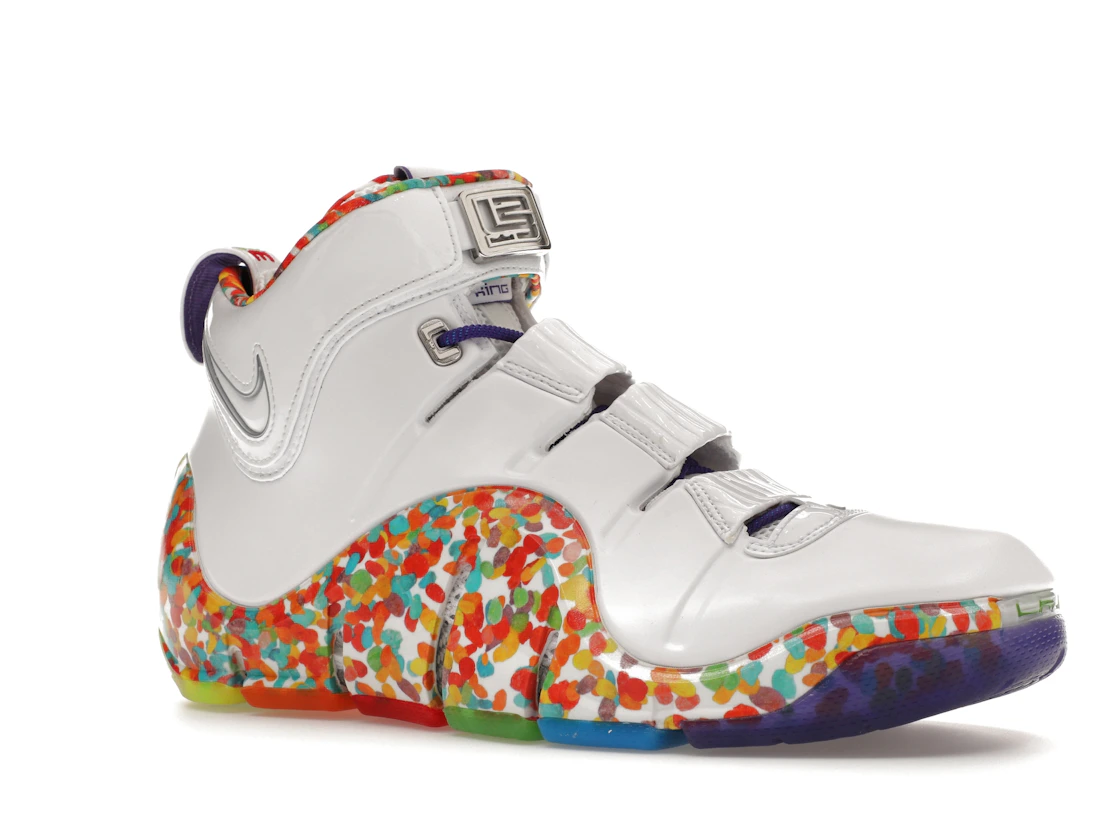 Vue 4 de Nike LeBron 4 Fruity Pebbles (2024)