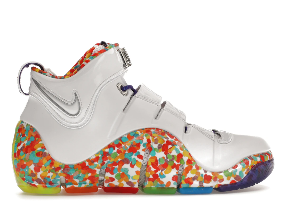 Vue 36 de Nike LeBron 4 Fruity Pebbles (2024)