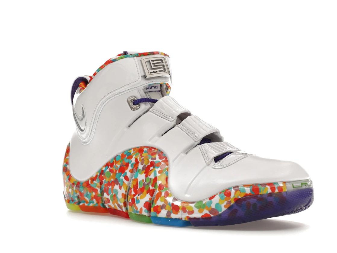 Vue 5 de Nike LeBron 4 Fruity Pebbles (2024)