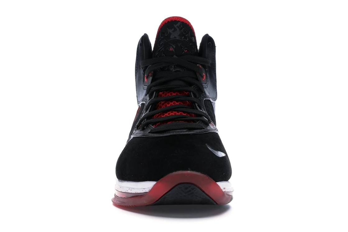 Vue 10 de Nike LeBron 8 Black/White/Red