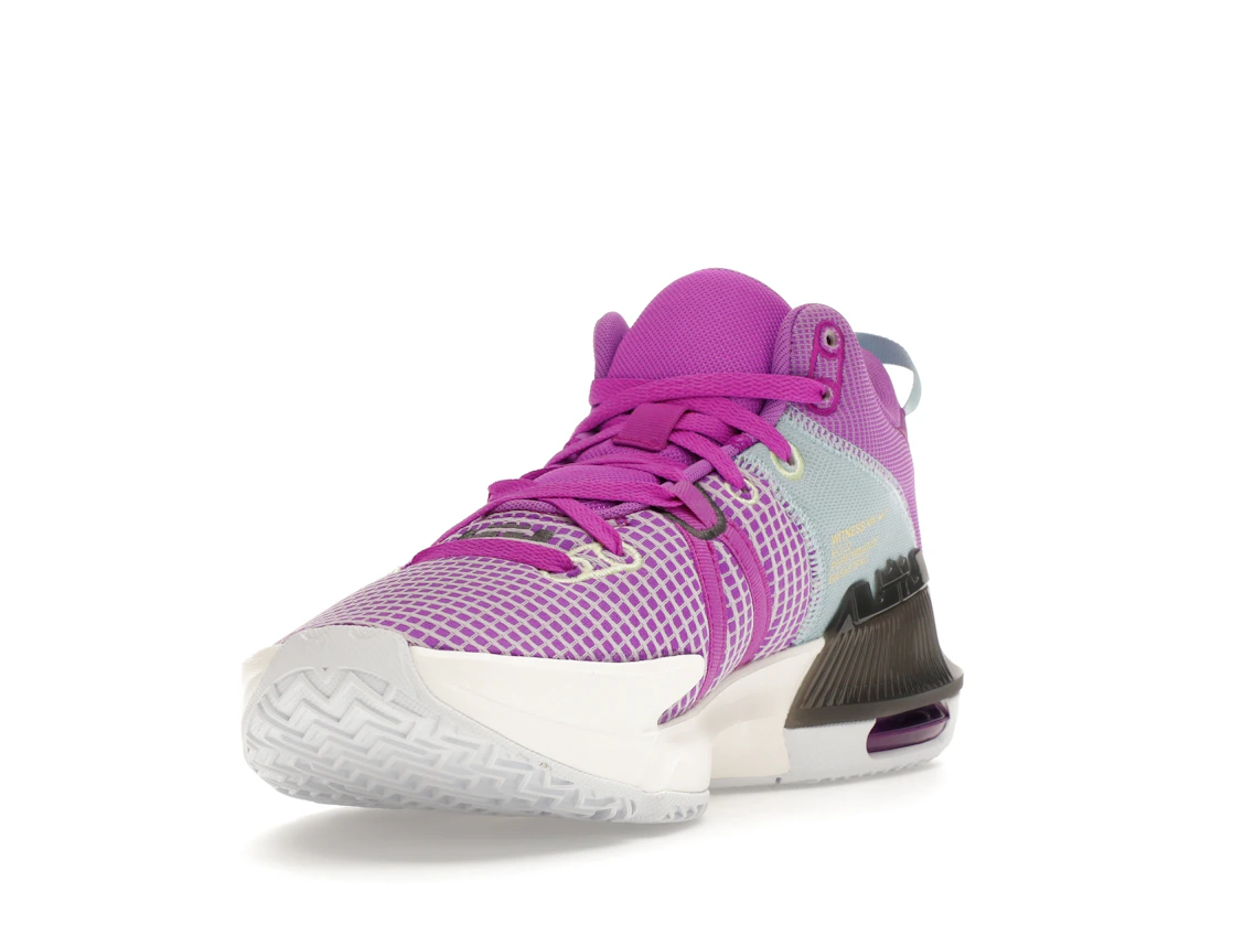 Vue 13 de Nike LeBron Witness 7 Fuchsia Dream