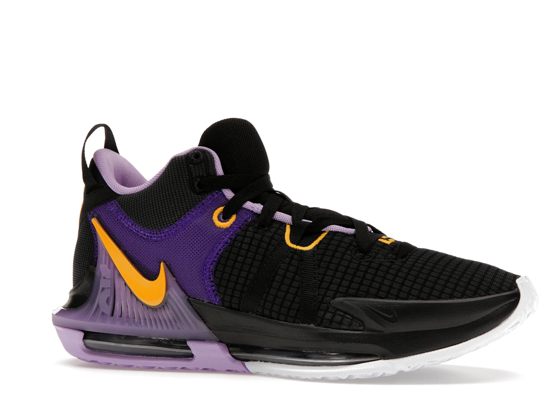 Vue 3 de Nike LeBron Witness 7 Lakers