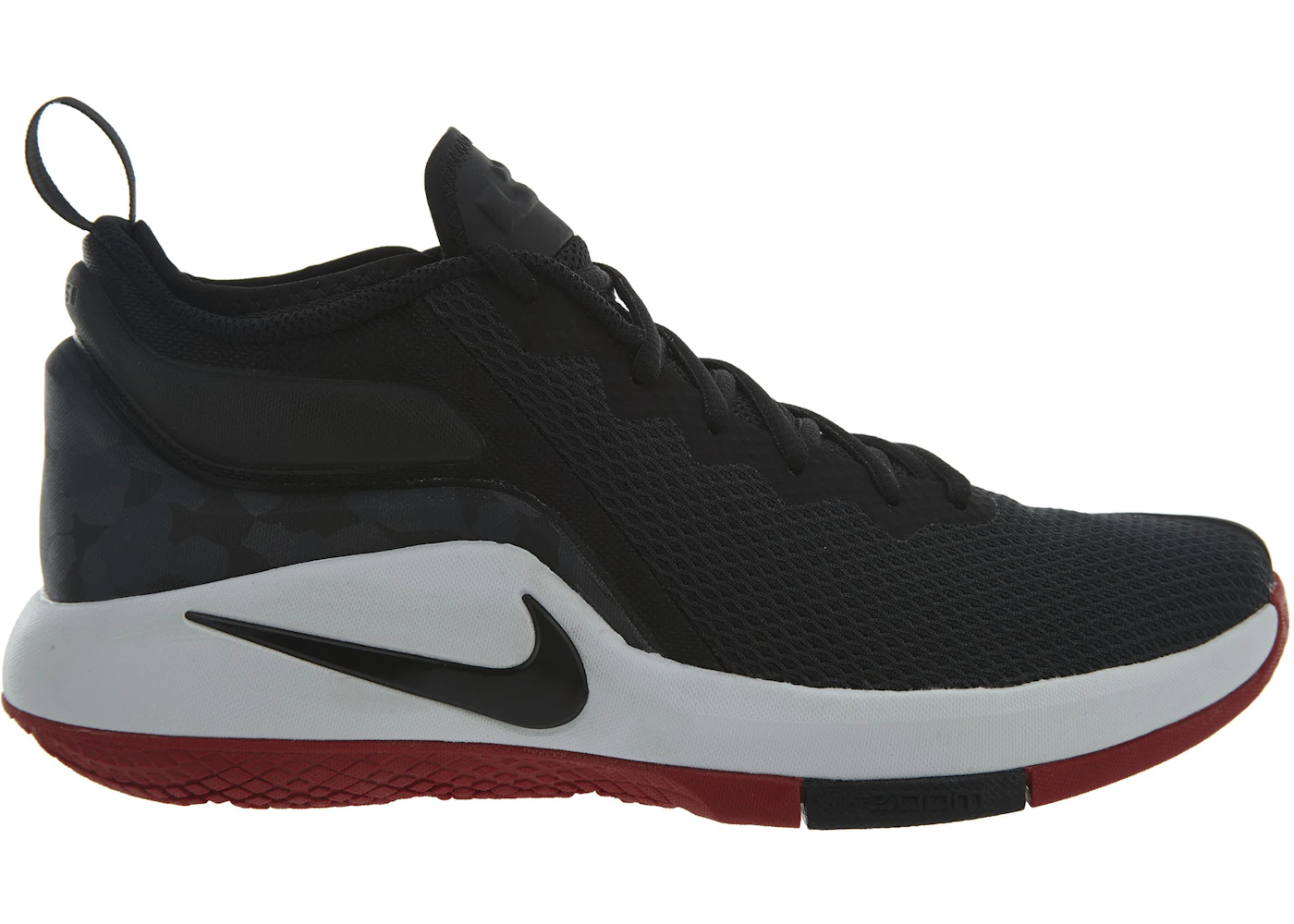 Nike LeBron Witness II Black Black-White-Gym Red