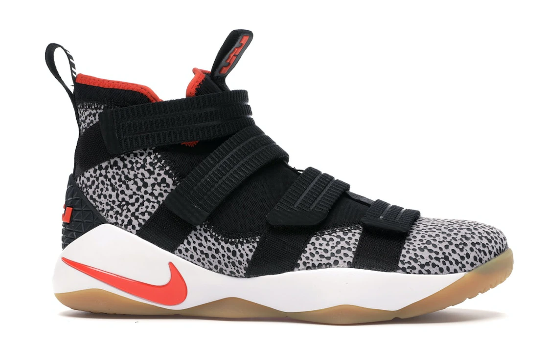 Vue 2 de Nike LeBron Zoom Soldier 11 Safari