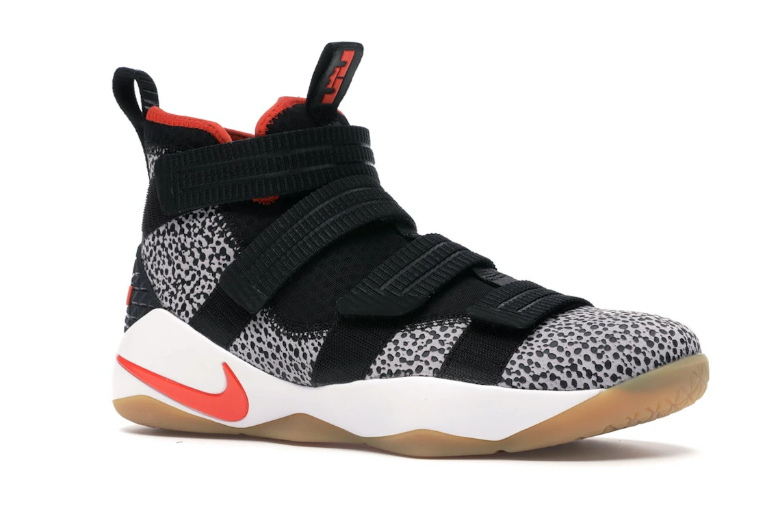Vue 4 de Nike LeBron Zoom Soldier 11 Safari