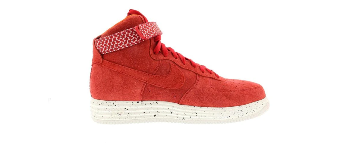 Vue 1 de Nike Lunar Force 1 High Undefeated Red