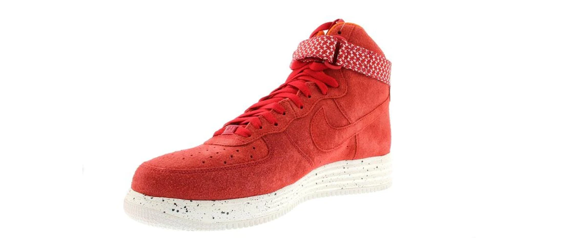 Vue 11 de Nike Lunar Force 1 High Undefeated Red