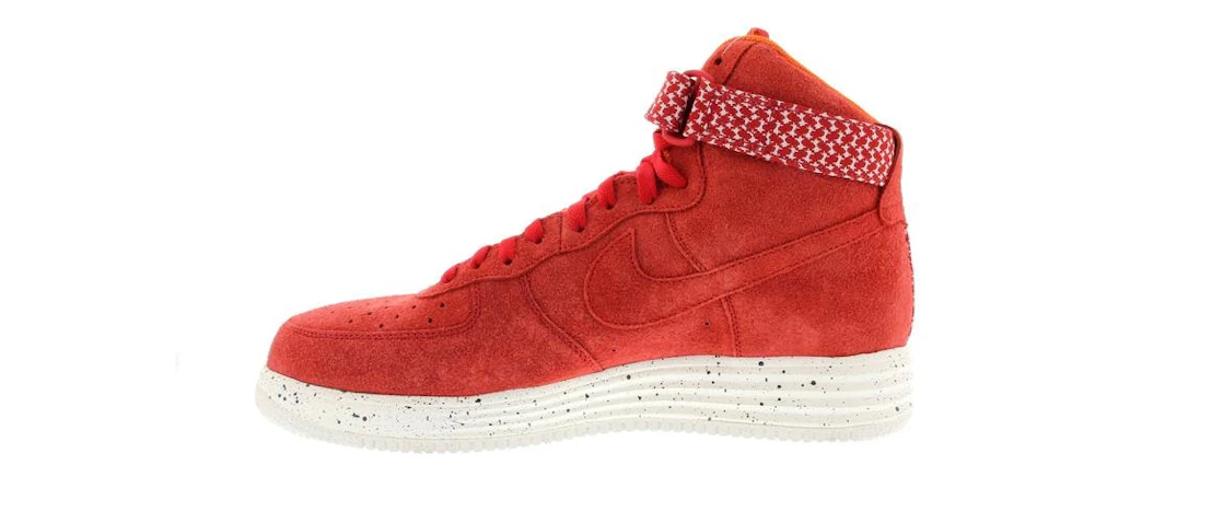 Vue 14 de Nike Lunar Force 1 High Undefeated Red