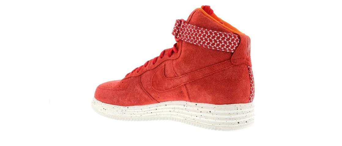 Vue 16 de Nike Lunar Force 1 High Undefeated Red