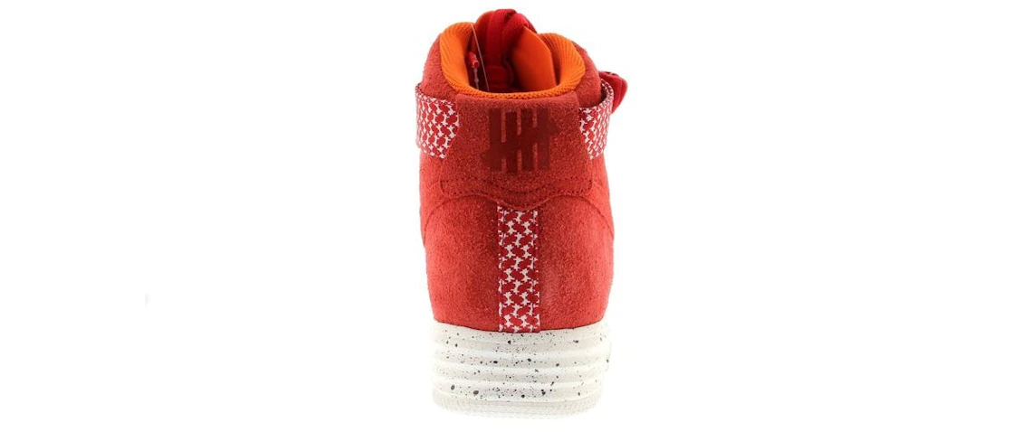 Vue 20 de Nike Lunar Force 1 High Undefeated Red