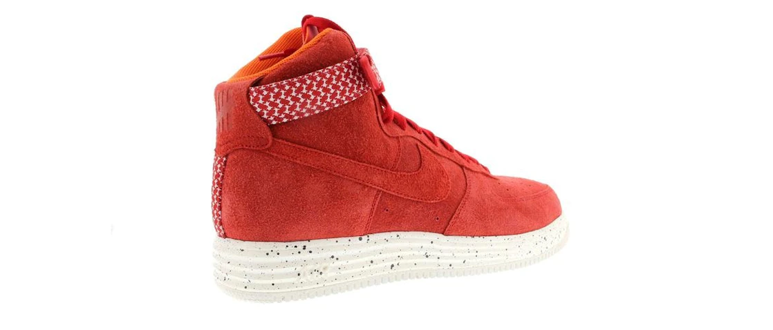 Vue 24 de Nike Lunar Force 1 High Undefeated Red