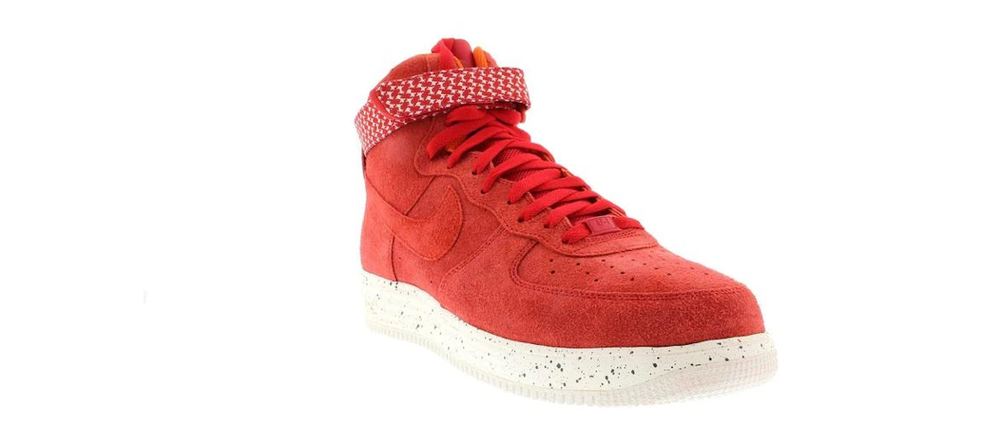 Vue 5 de Nike Lunar Force 1 High Undefeated Red