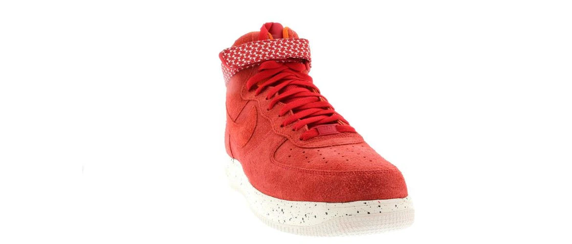Vue 6 de Nike Lunar Force 1 High Undefeated Red