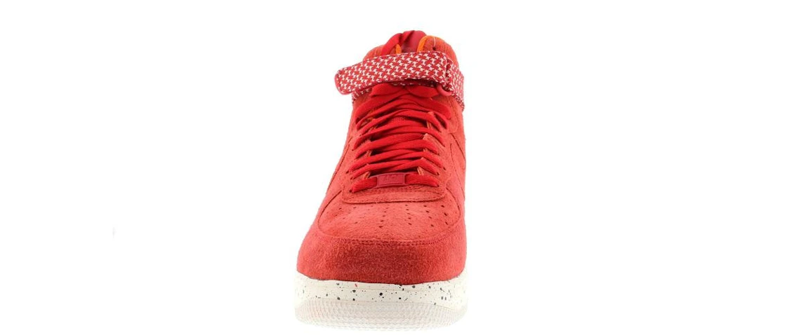 Vue 8 de Nike Lunar Force 1 High Undefeated Red
