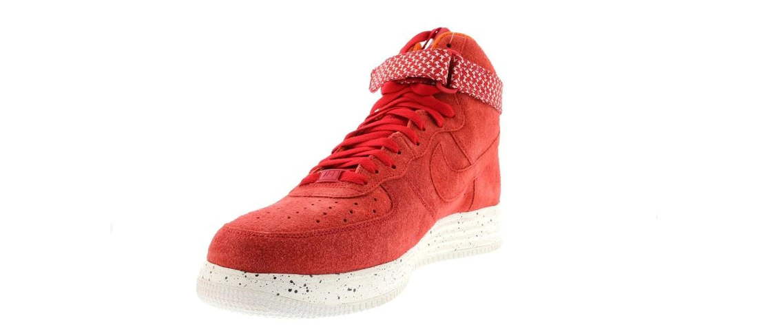 Vue 10 de Nike Lunar Force 1 High Undefeated Red