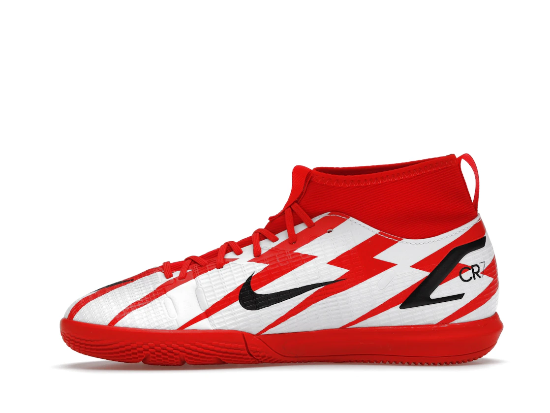Vue 19 de Nike Mercurial Superfly 8 Academy CR7 IC Chile Red (GS)