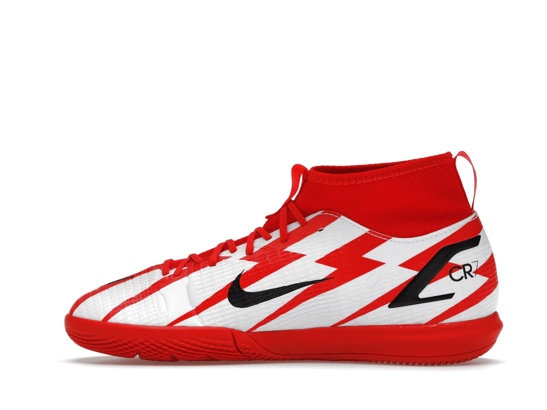 Vue 20 de Nike Mercurial Superfly 8 Academy CR7 IC Chile Red (GS)