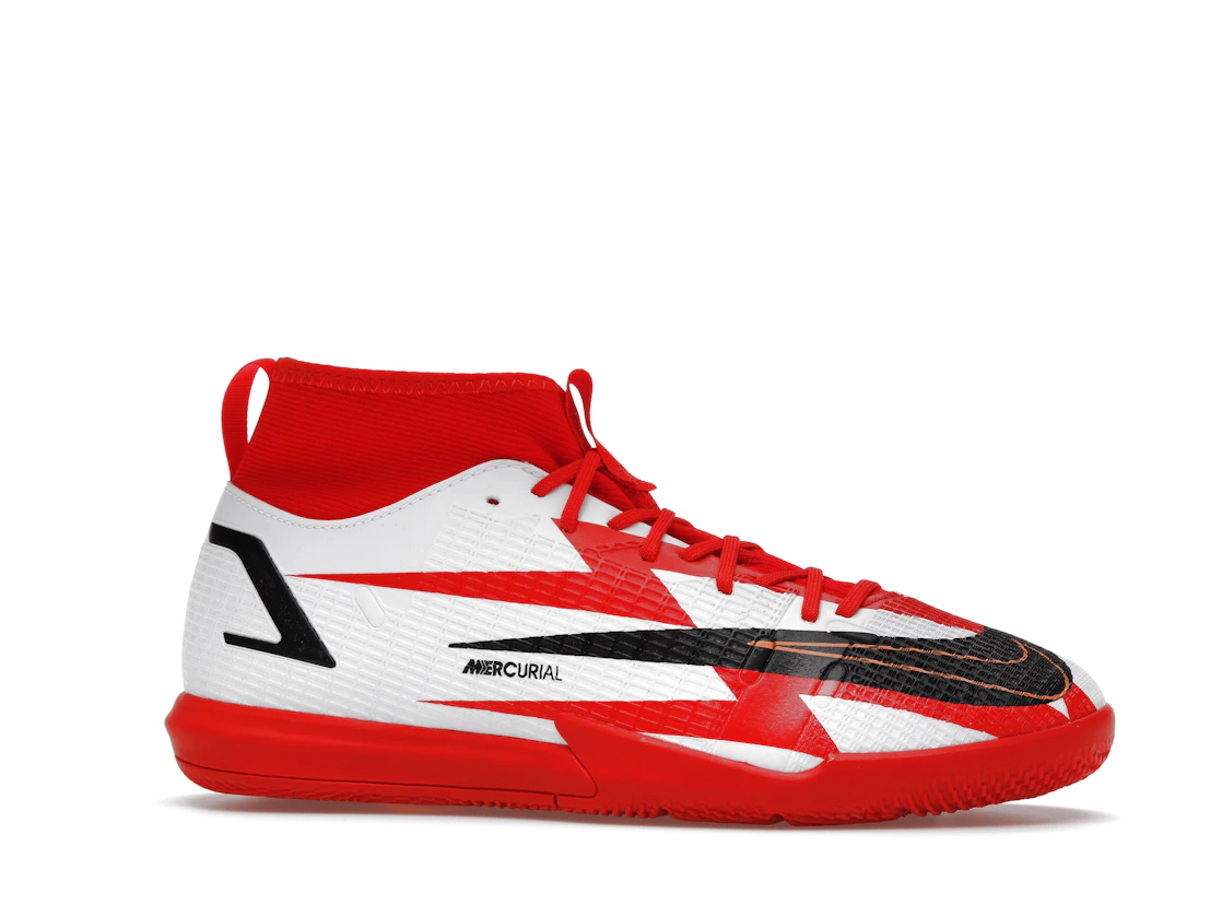 Vue 3 de Nike Mercurial Superfly 8 Academy CR7 IC Chile Red (GS)