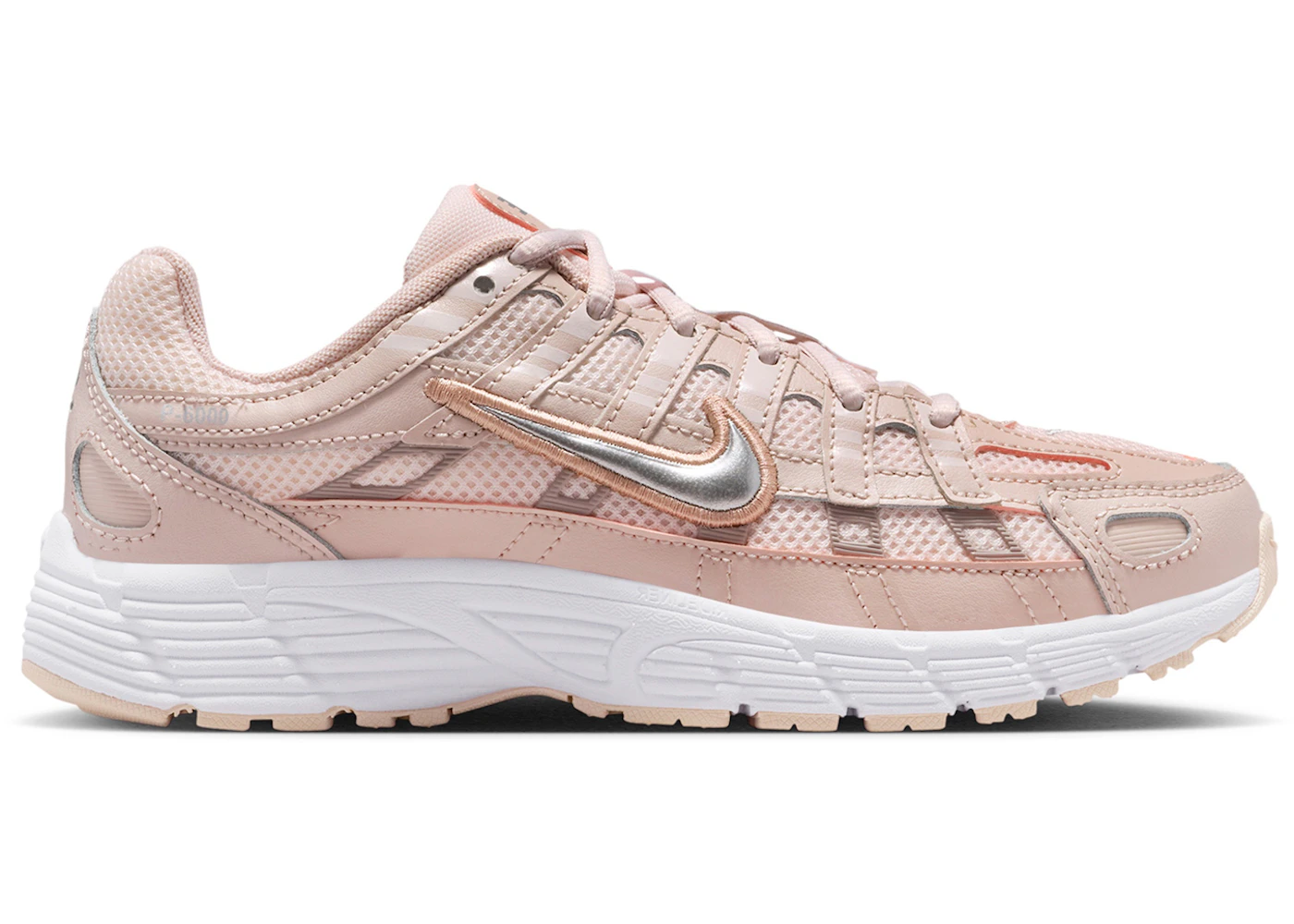 Nike P-6000 Light Soft Pink Metallic Silver (GS)