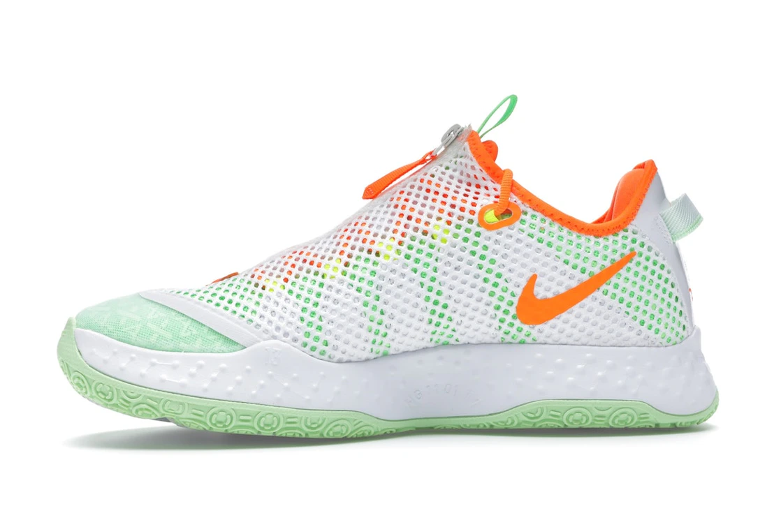 Vue 18 de Nike PG 4 Gatorade White