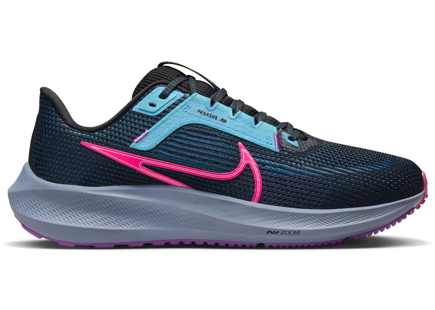 Nike Pegasus 40 SE Black Baltic Blue Hyper Pink 