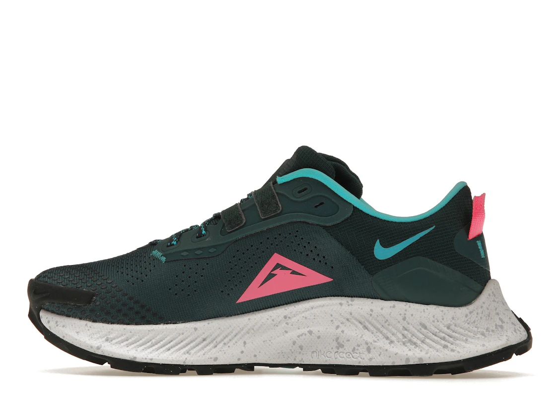 Vue 20 de Nike Pegasus Trail 3 Dark Teal Green Pink Glow 