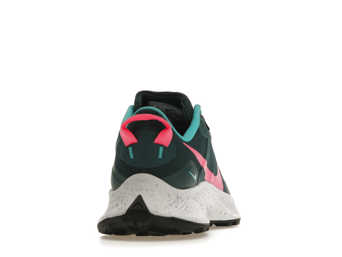 Vue 29 de Nike Pegasus Trail 3 Dark Teal Green Pink Glow 