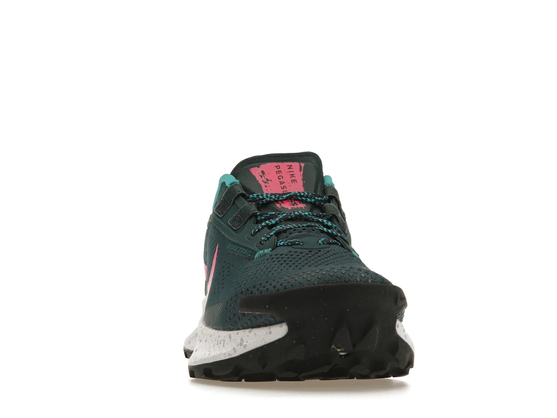 Vue 9 de Nike Pegasus Trail 3 Dark Teal Green Pink Glow 