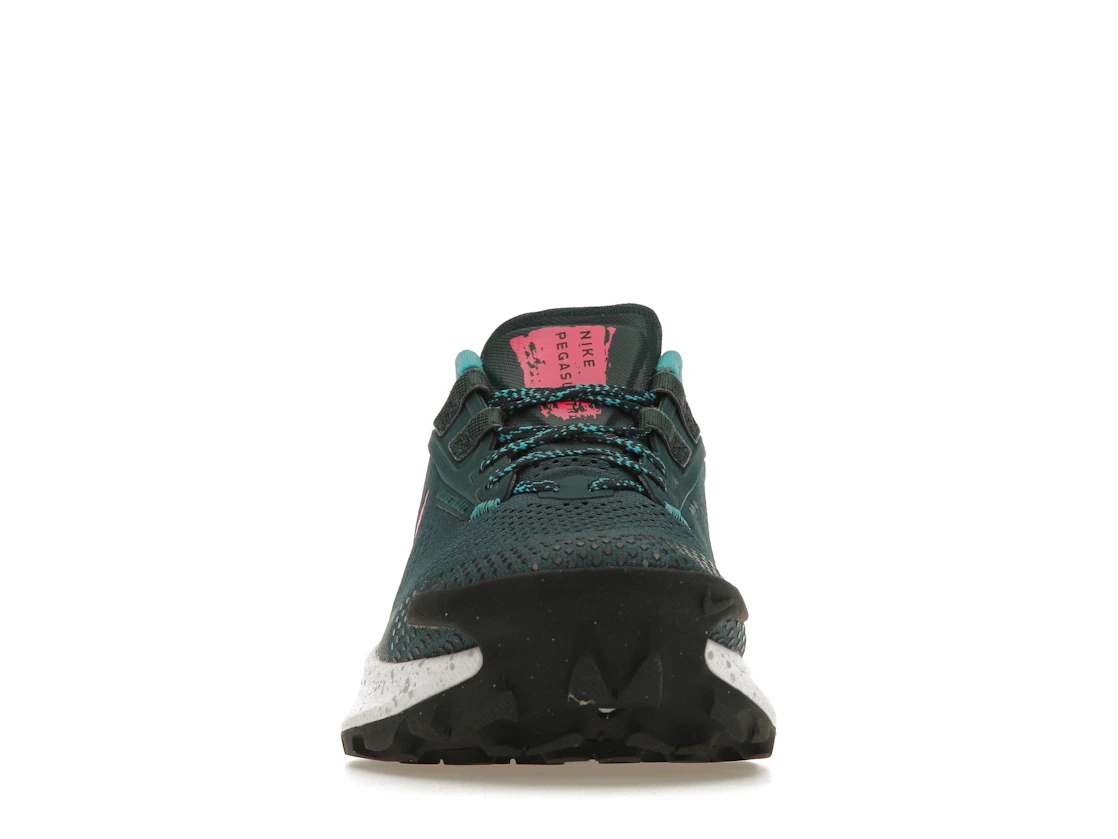 Vue 10 de Nike Pegasus Trail 3 Dark Teal Green Pink Glow 
