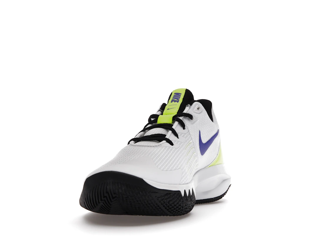 Vue 12 de Nike Precision 5 White Barely Volt
