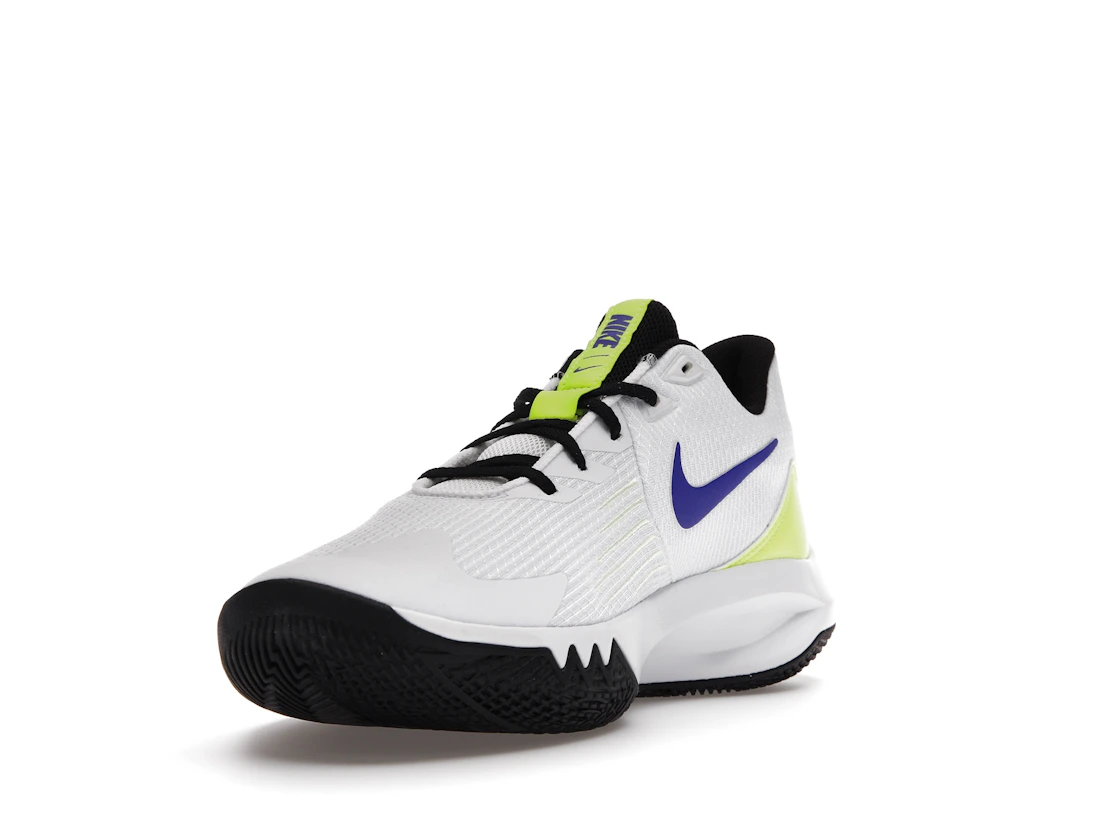 Vue 13 de Nike Precision 5 White Barely Volt