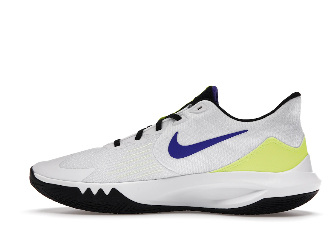 Vue 20 de Nike Precision 5 White Barely Volt