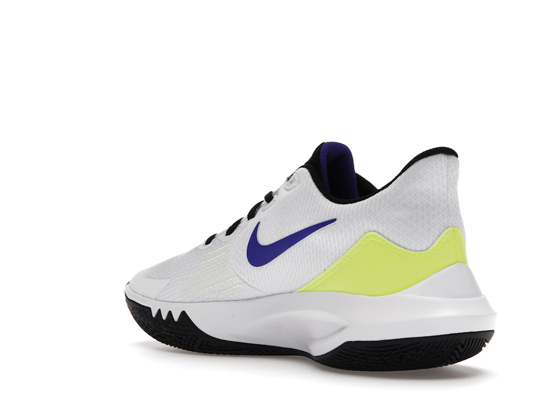 Vue 24 de Nike Precision 5 White Barely Volt