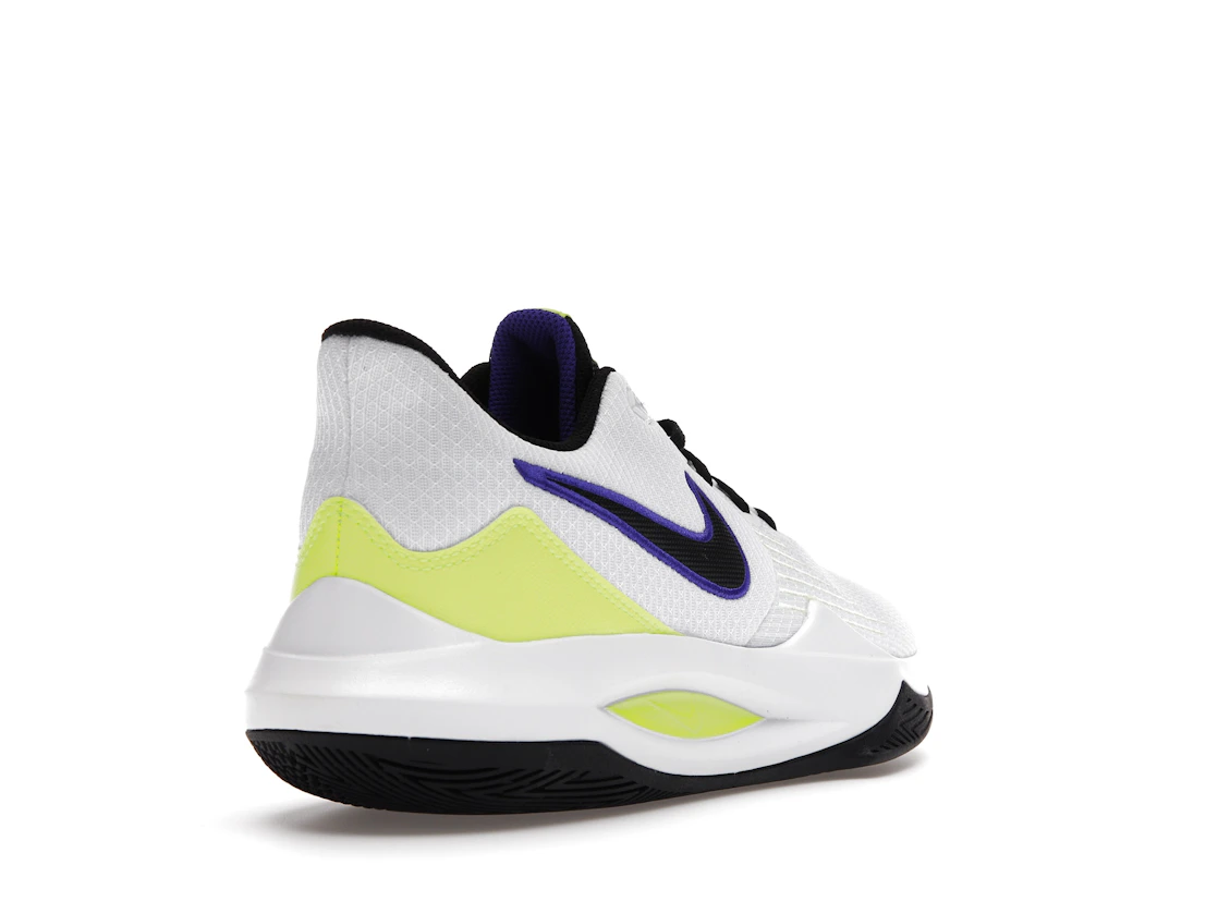 Vue 31 de Nike Precision 5 White Barely Volt